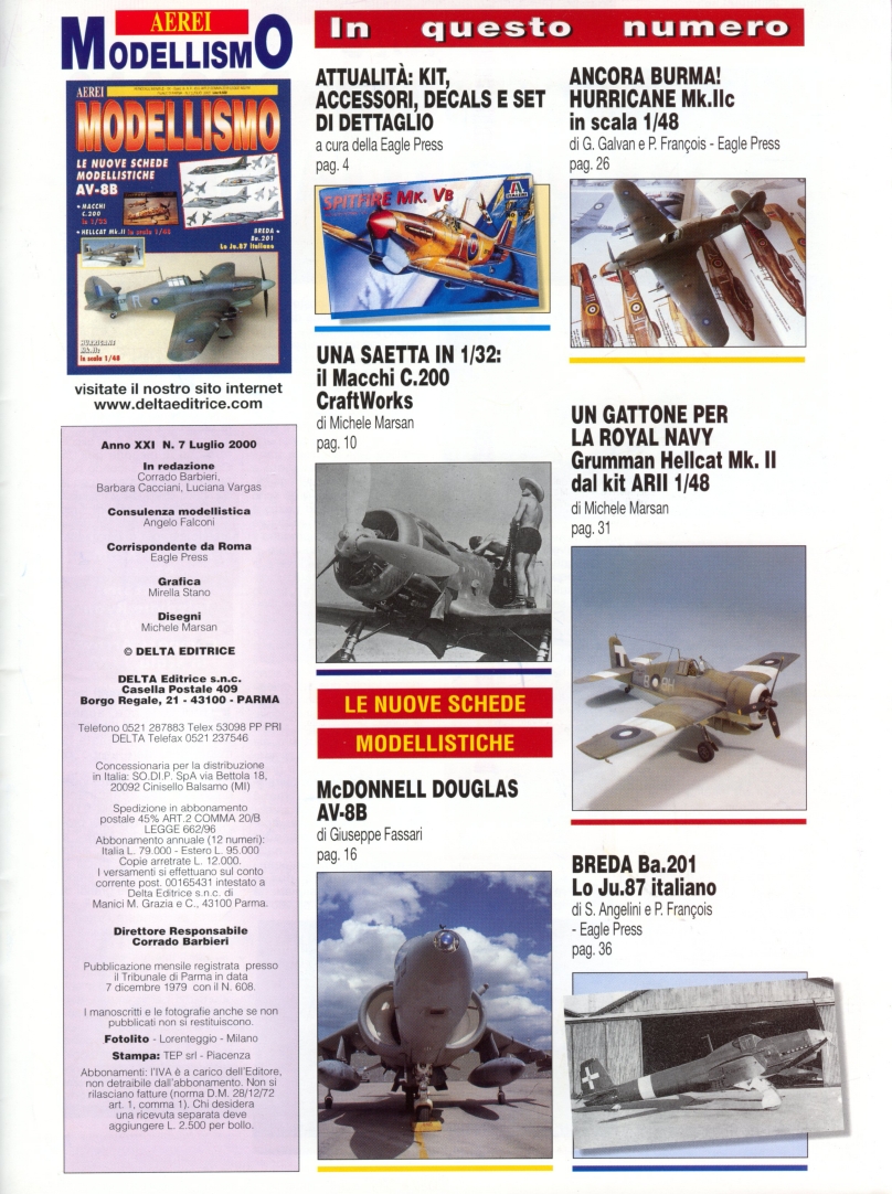 Aerei Modellismo 2000-07